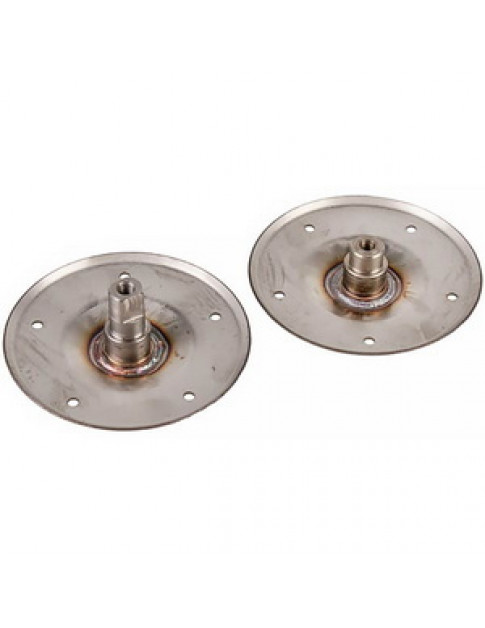 Фланець барабана (опора) для вертикальної пральної машини Whirlpool 480110100802 (2шт, нержавійка)