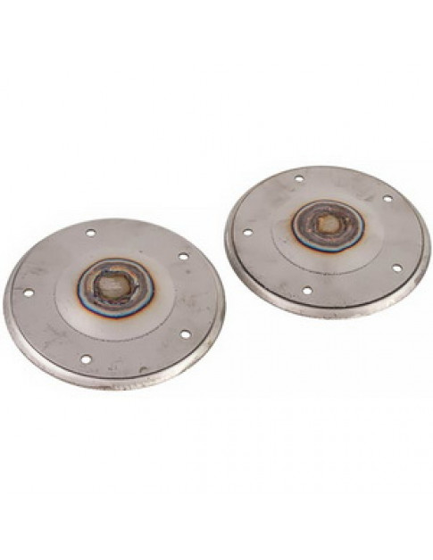 Фланець барабана (опора) для вертикальної пральної машини Whirlpool 480110100802 (2шт, нержавійка)