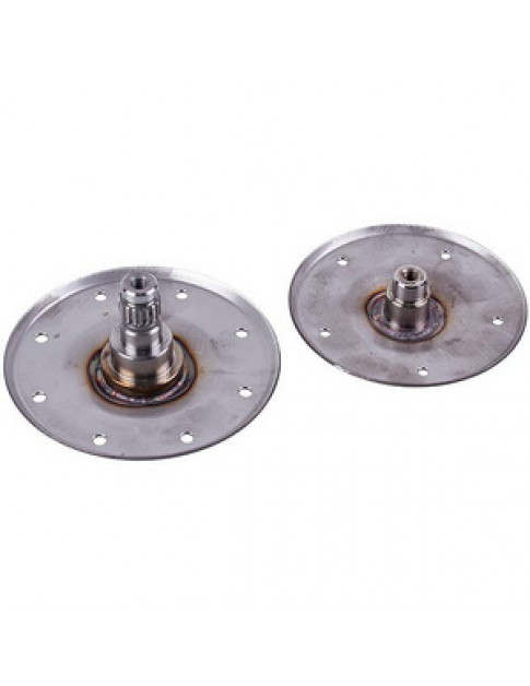 Фланець барабана (опора) для пральної машини Whirlpool 480110101208 (2шт, нержавійка, під шліц)