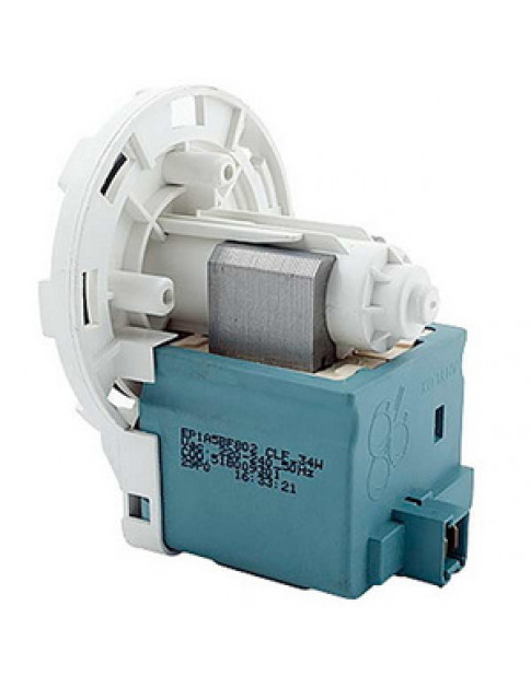 Помпа (насос) для пральної машини Whirlpool 480111101167 Arylux (в зборі) 34 Вт EP1A5BF802 (контакти спарені ззаду)