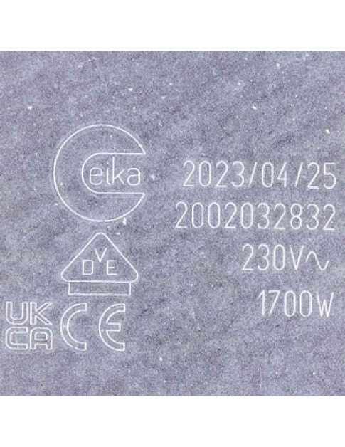 Конфорка для стеклокерамической поверхности Whirlpool 480121101516 WHP 1700 Вт D=175 мм