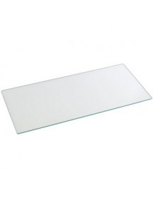 Полиця морозильної камери для холодильника Whirlpool 481010603838 402x182x4mm (скляна, нижня)