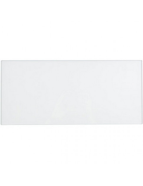 Полиця морозильної камери для холодильника Whirlpool 481010603838 402x182x4mm (скляна, нижня)