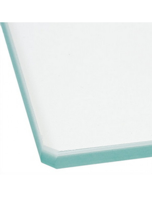 Полиця морозильної камери для холодильника Whirlpool 481010603838 402x182x4mm (скляна, нижня)