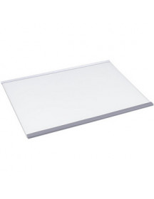 Полиця верхня для холодильника Whirlpool 481010667591 485x345mm (скляна з обрамленням) 