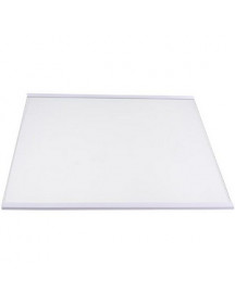 Полиця над ящиком для овочів у холодильник Indesit 481010843871 485x440mm (скло з обрамленням)