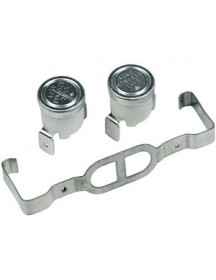 Набір термостатів (2шт) 481225928681 з фіксатором для сушильної машини Whirlpool