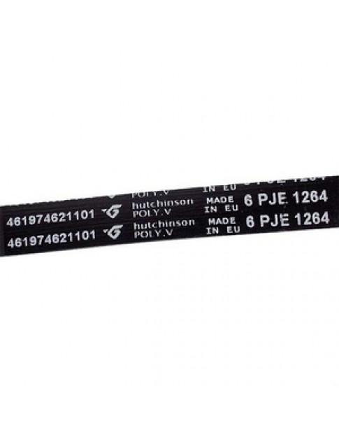 Ремінь для пральної машини 481235818212 Hutchinson 1264J6 PJE чорний
