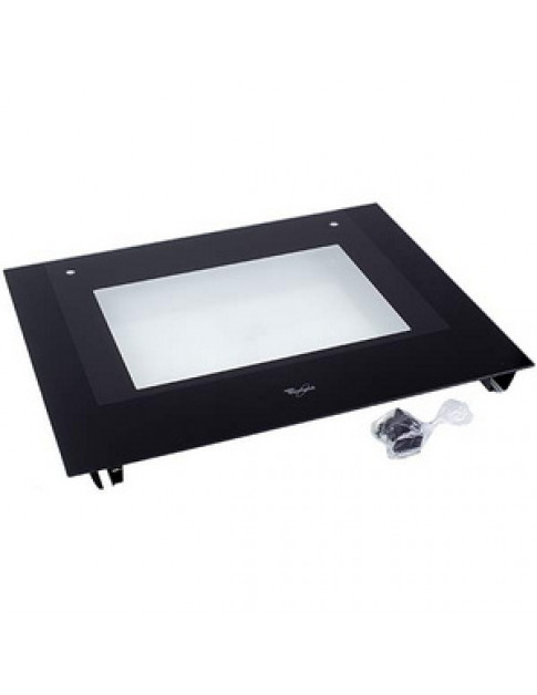 Зовнішнє скло дверей (з кріпленням) для духовки Whirlpool 481245059925 495x460mm 