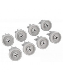Whirlpool 481252888112 Комплект коліс 8шт нижнього ящика для посудомийної машини 