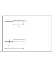 Щітки двигуна (2 шт) для пральної машини Whirlpool 481281719413 12.5x5x33mm (без корпуса)