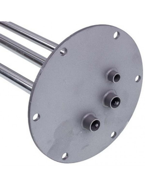 Фланець під сухі тени для бойлера Gorenje \ Tiki 482979 (нержавійка) D зовнішній = 165mm L трубок = 400mm (під анод М6)