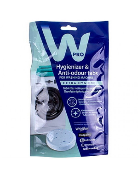 Таблетки для видалення поганого запаху AFR301 484000001180 з пральної машини Whirlpool