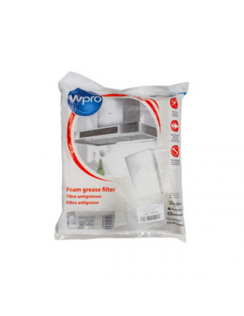 Жировой фильтр 470x970мм (текстильный) для вытяжки Wpro 484000008527