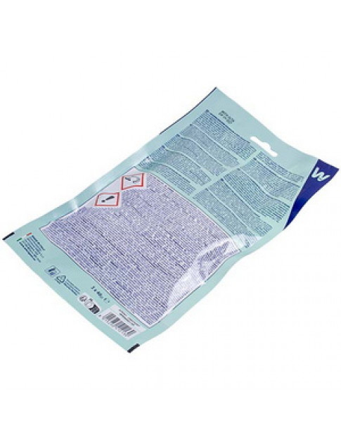 Засіб для видалення накипу та жиру для пральної та посудомийної машин Wpro 484000008646 (4 пакети по 3 шт.)