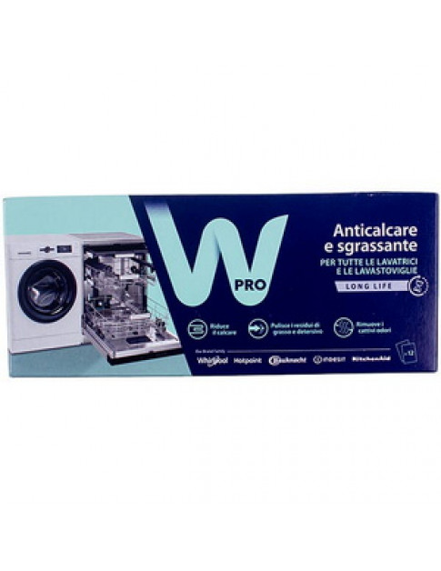 Порошок от накипи (12 шт) для стиральных и посудомоечных машин Whirlpool 484000008810