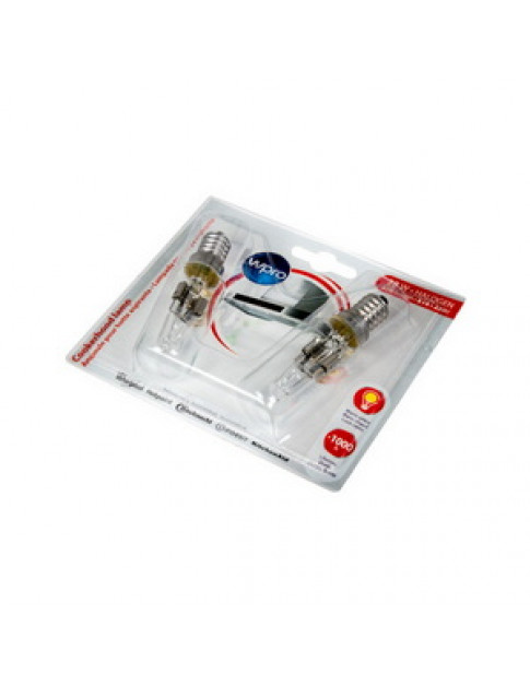 Лампа підсвічування цокольна галогенна (2 шт) для витяжки Whirlpool 484000008834