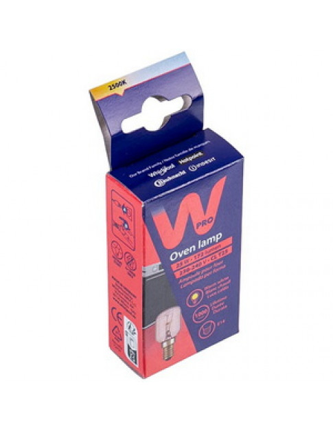 Whirlpool 484000008842 Лампочка Wpro E14 25Вт для духовки