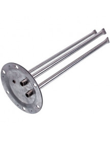 Фланець під сухі тени для бойлера Electrolux 50266820005 (нержавіюча сталь) D зовнішній=167mm L трубок=410/430mm (під анод M8)