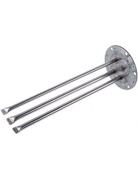 Фланець під сухі тени для бойлера Electrolux 50266820005 (нержавіюча сталь) D зовнішній=167mm L трубок=410/430mm (під анод M8)