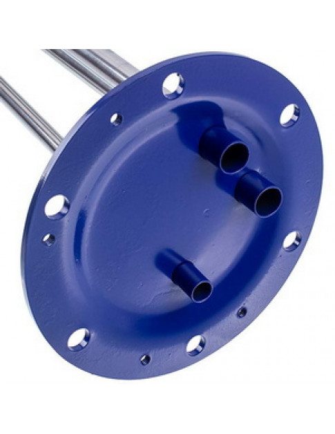 Фланец под сухие тэны для бойлера Electrolux 50266820005 D внешний=167мм L трубок=410/430мм