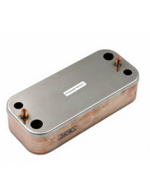 Теплообмінник пластинчастий ГВП Gidex (16 пластин) для газового котла Italtherm City Plus, Hermann Micra 2 new 515000034