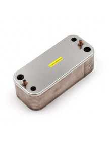 Теплообмінник пластинчастий ГВП (22 пластини) для газового котла Italtherm 515000620