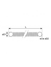 Пружина розтягування для посудомийної машини Angelo-Po, Silanos 519163 38.5x394мм