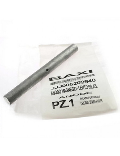 Анод магнієвий 200*21 мм з отвором М5 для бойлера газового котла Baxi Nuvola, Westen Boyler, Westen Boyler 5209940