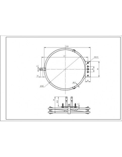 Тен конвекції (круглий) для духовки Ardo 524011800 2000W