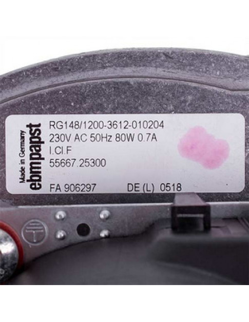Вентилятор Ebmpapst RG148/1200 80 Вт для конденсаційного котла Italtherm Time Power 50 кВт 535000738