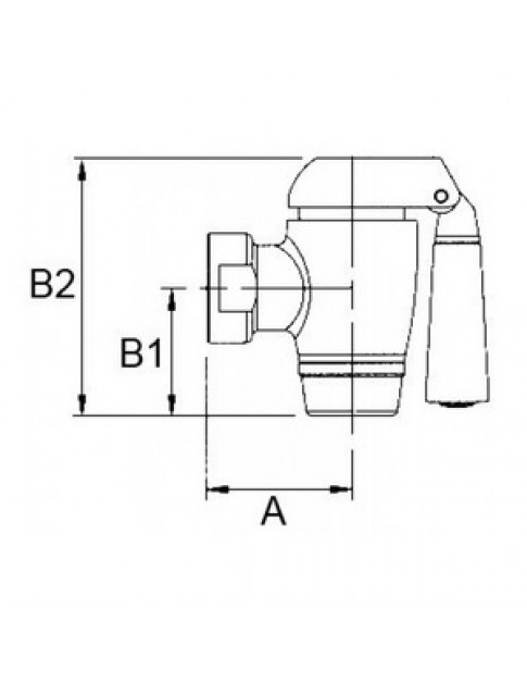 Кран (зливний) для харчоварного котла 540275 2”