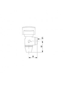 Кран (зливний) для фритюрниці 540747 1/2