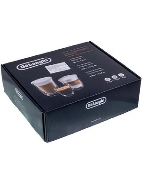 Набір склянок для кавомашини Delonghi 5513284451 DLSC302 90/270/330ml (6 шт)