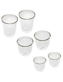 Набір склянок для кавомашини Delonghi 5513284451 DLSC302 90/270/330ml (6 шт)