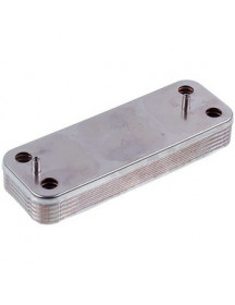 Теплообмінник пластинчастий ГВП (10 пластин) для газового котла Baxi/Westen 5686660