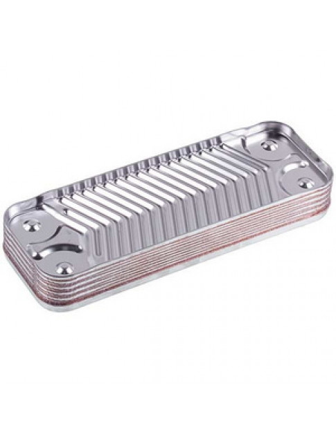 Теплообмінник пластинчастий ГВП (10 пластин) для газового котла Baxi/Westen 5686660