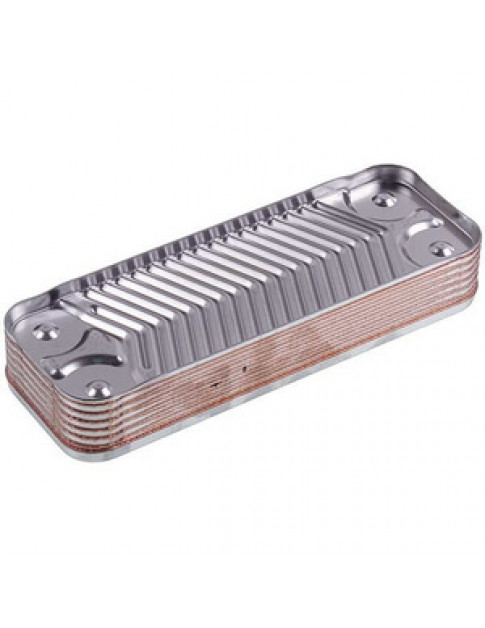 Теплообмінник пластинчастий ГВП (12 пластин) для газового котла Baxi/Westen 5686670