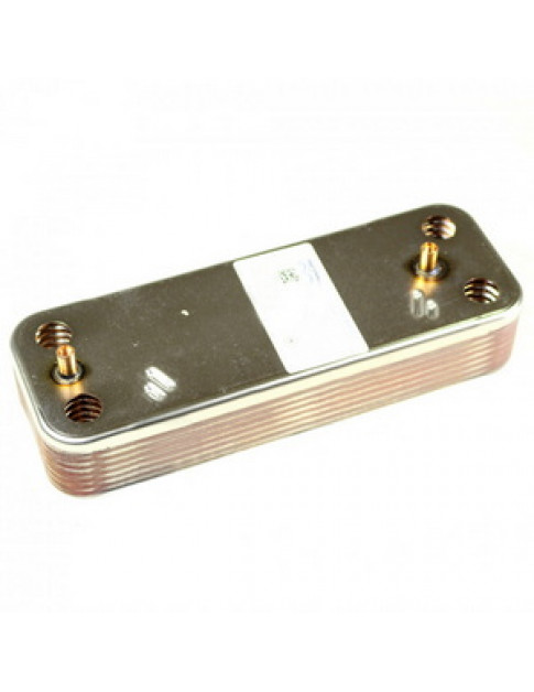 Теплообмінник пластинчастий ГВП (14 пластин) для газового котла Baxi ECO 3/4S, Luna, Westen Energy, Star, Novaden 5686680 Теплообмінник пластинчастий ГВП (14 пластин) для газового котла Baxi ECO 3/4S, Luna, Westen Energy, Star, Novaden 5686680