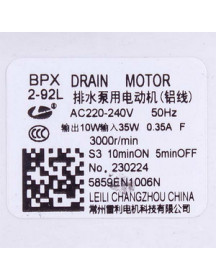 Помпа (2 насоса) 30/30W 70468 для пральної машини LG 5859EH1006C Помпа (2 насоса) 30/30W 70468 для пральної машини LG 5859EH1006C