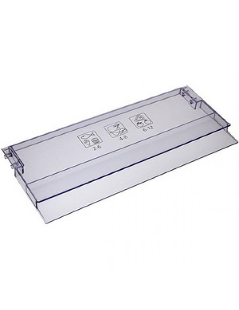 Панель (відкидна, нижня) 5906370700 морозильної камери Beko (з піктограмою)