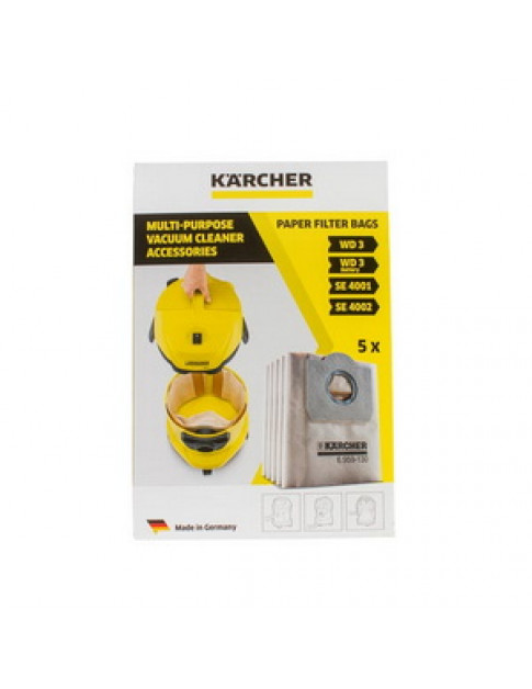 Набір мішків паперових (5 шт) 6.959-130.0 для пилососа Karcher