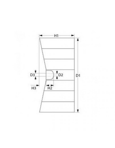 Крильчатка вентилятора для пароконвектомата Electrolux Professional/Zanussi 601219 D=350mm H=135mm