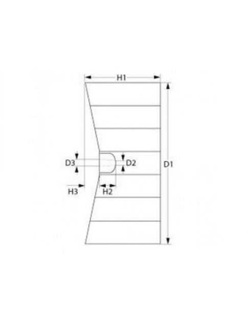 Крильчатка вентилятора для пароконвектомата Rational 601311 D=350mm H=125mm