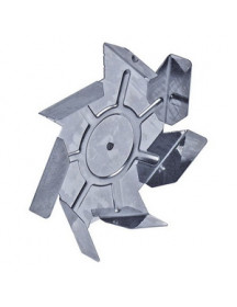 Крильчатка вентилятора для конвекційної печі 601441 (нержавіюча сталь) D=150mm s=25mm D отворів=6x5mm