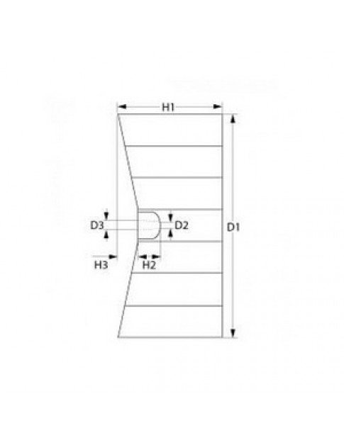 Крильчатка вентилятора для пароконвектомата Garbin 601801 D=160mm H=43mm Крильчатка вентилятора для пароконвектомата Garbin 601801 D=160mm H=43mm