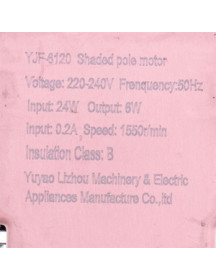 Вентилятор обдуву WillTron для холодильного обладнання Bartscher 602132 ZYD-2J 22W 230V D=150mm