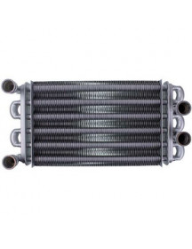 Теплообмінник бітермічний для газового котла Baxi Main Four, Westen Quasar Plus, Roca Neobit 616170