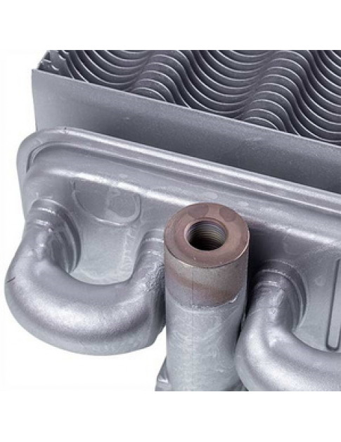 Теплообмінник бітермічний для газового котла Baxi Main Four, Westen Quasar Plus, Roca Neobit 616170