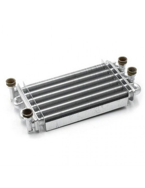 Теплообмінник бітермічний для газового котла Baxi/Sime 6174232 Теплообмінник бітермічний для газового котла Baxi/Sime 6174232